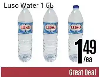 Nations Fresh Foods Luso water offer
