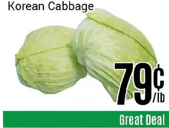 Nations Fresh Foods Korean cabbage offer