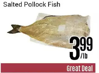 Nations Fresh Foods Salted pollock fish offer
