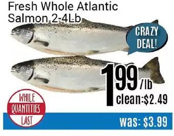 Nations Fresh Foods Fresh whole atlantic salmon offer