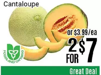 Nations Fresh Foods Cantaloupe offer
