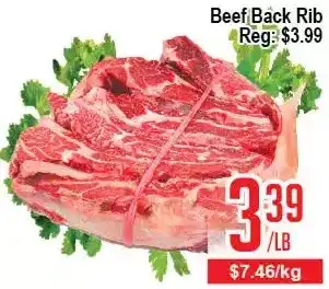 Skyland Foodmart Beef back rib offer