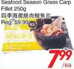 Foody World Seafood season grass carp fillet offer