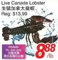 Foody World Live canada lobster offer