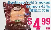 Ducktrap cold smoked salmon