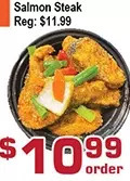 Top Food Supermarket Salmon steak offer