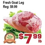 Top Food Supermarket Fresh goat leg offer