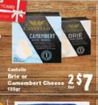 Quality Foods Camembert Cheese offer