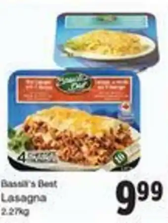 Quality Foods Lasagna offer