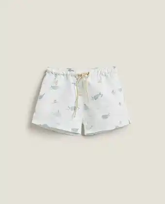 ZARA HOME Whale print swim trunks offer