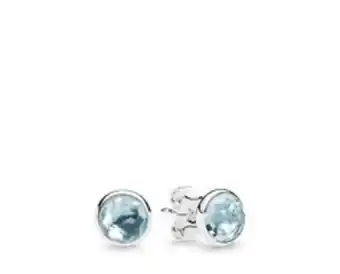 Pandora March droplets, aqua blue crystal offer