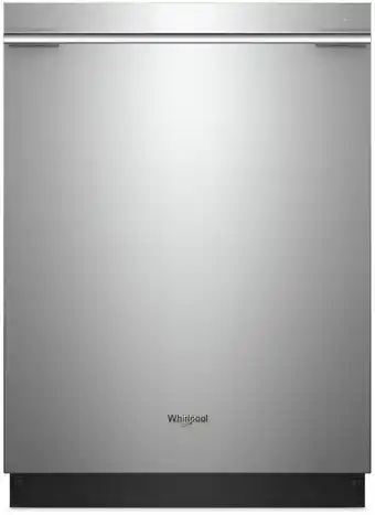 Trail Appliances Whirlpool 6 cycle dishwasher with hidden controls offer