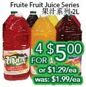 Ample Food Market Fruite fruit juice series offer