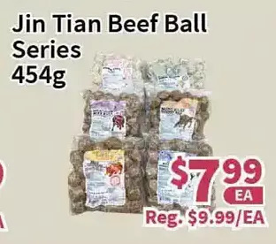 Blue Sky Supermarket Jin tian beef ball series offer