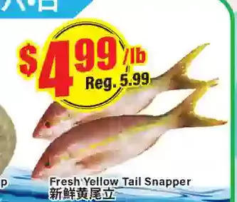 Btrust Supermarket Fresh yellow tail snapper offer