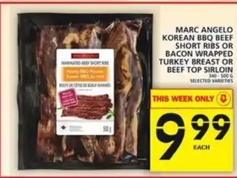 Food Basics Marc Angelo Korean BBQ Beef offer