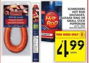 Food Basics Schneiders Hot Rod Sausages offer