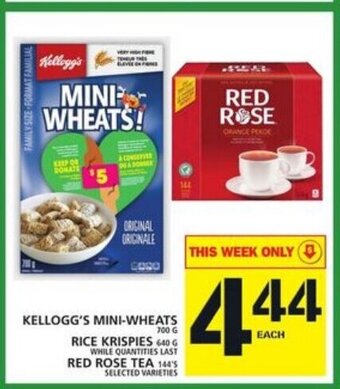 Food Basics Kellogg's Mini-Wheats offer
