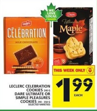 Food Basics Leclerc Celebration Cookies offer