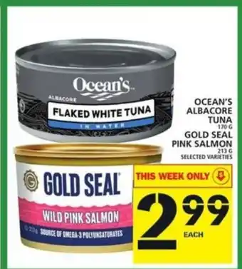 Food Basics Ocean's Albacore Tuna offer