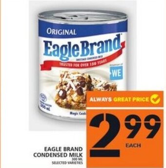 Food Basics Eagle Brand Condensed Milk offer