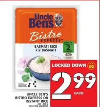 Food Basics Uncle Ben's Bistro Express Or Instant Rice offer
