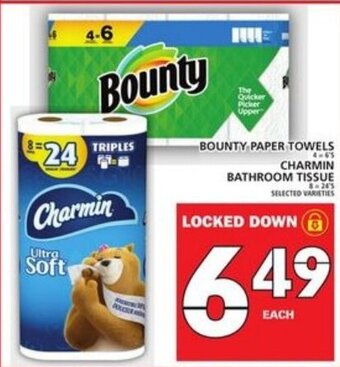 Food Basics Bounty Paper Towels offer