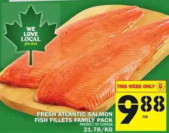 Food Basics Fresh Atlantic Salmon offer
