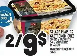 Metro Salade Plaisirs Gastronomiques offer