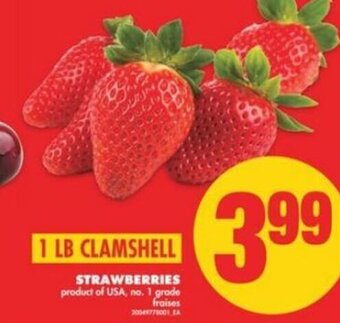 No Frills Strawberries offer