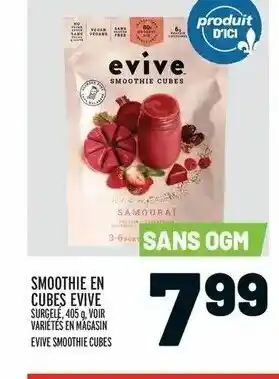 Metro Smoothie En Cubes Evive offer