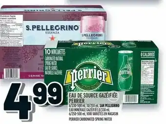 Metro Eau De Source Gazéifiée Perrier offer