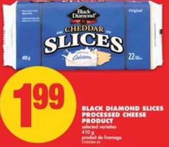 No Frills Black Diamond Slices Processed Cheese Product 410g offer