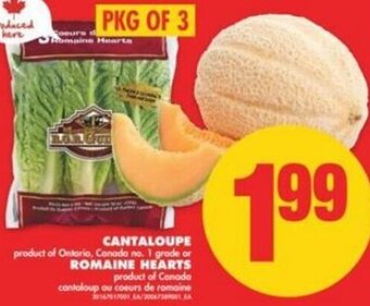No Frills Cantaloupe or Romaine Hearts offer