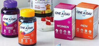 Walmart One A Day Men's Or Women's Multivitamins offer