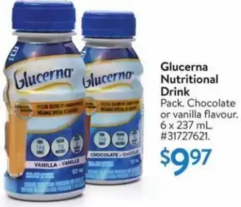 Walmart Glucerna Nutritional Drink 6 x 237ml offer