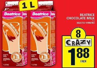 Food Basics Beatrice Chocolate Milk 1L offer