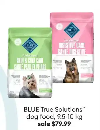 Petsmart Blue true solutions™ dog food, 9.5-10 kg offer