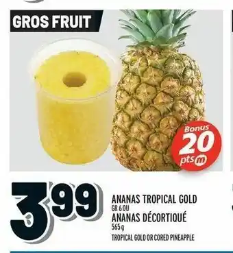 Metro Ananas tropical gold ananas décortiqué offer