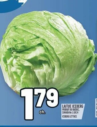 Metro Laitue iceberg offer