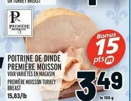 Metro Poitrine de dinde première moisson offer