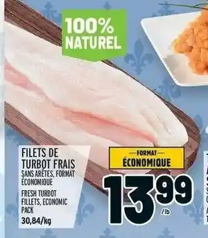 Metro Filets de turbot frais offer