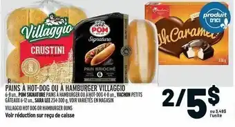 Metro Pains à hot-dog ou à hamburger villaggio offer