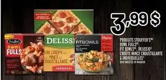 Metro Produits stouffer's bowl fulls offer