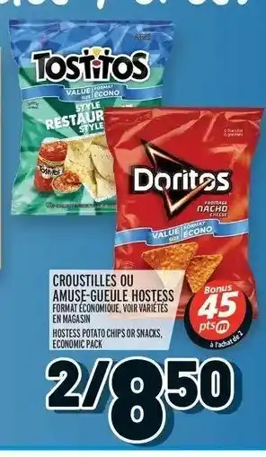 Metro Croustilles ou amuse-gueule hostess offer