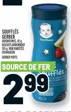 Metro Soufflés gerber offer
