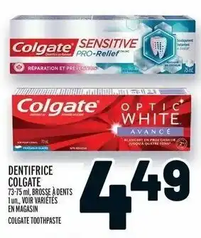 Metro Dentifrice colgate offer
