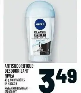 Metro Antisudorifique-désodorisant nivea offer