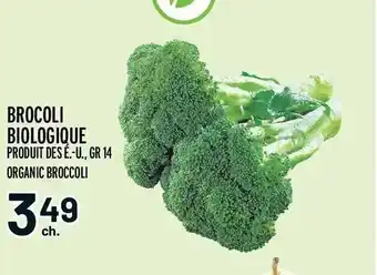 Metro Brocoli biologique offer