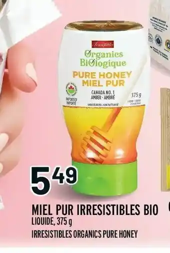 Metro Miel pur irresistibles bio offer